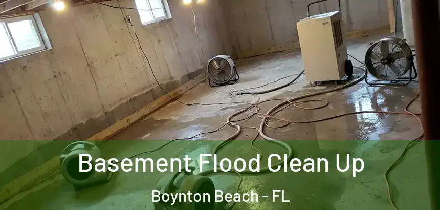  Basement Flood Clean Up Boynton Beach - FL